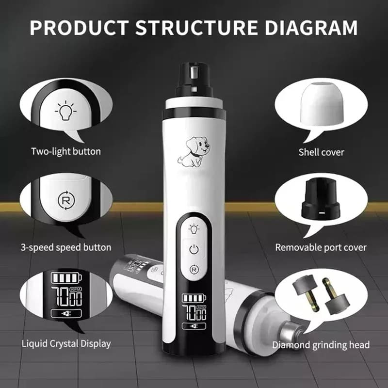 Wellichor™ Electric Nail Grinder