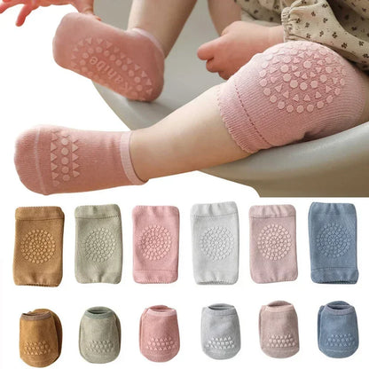 Wellichor™ Baby Knee Pad Socks – Non-Slip Crawling Set for Boys & Girls