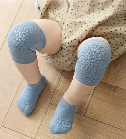 Wellichor™ Baby Knee Pad Socks – Non-Slip Crawling Set for Boys & Girls