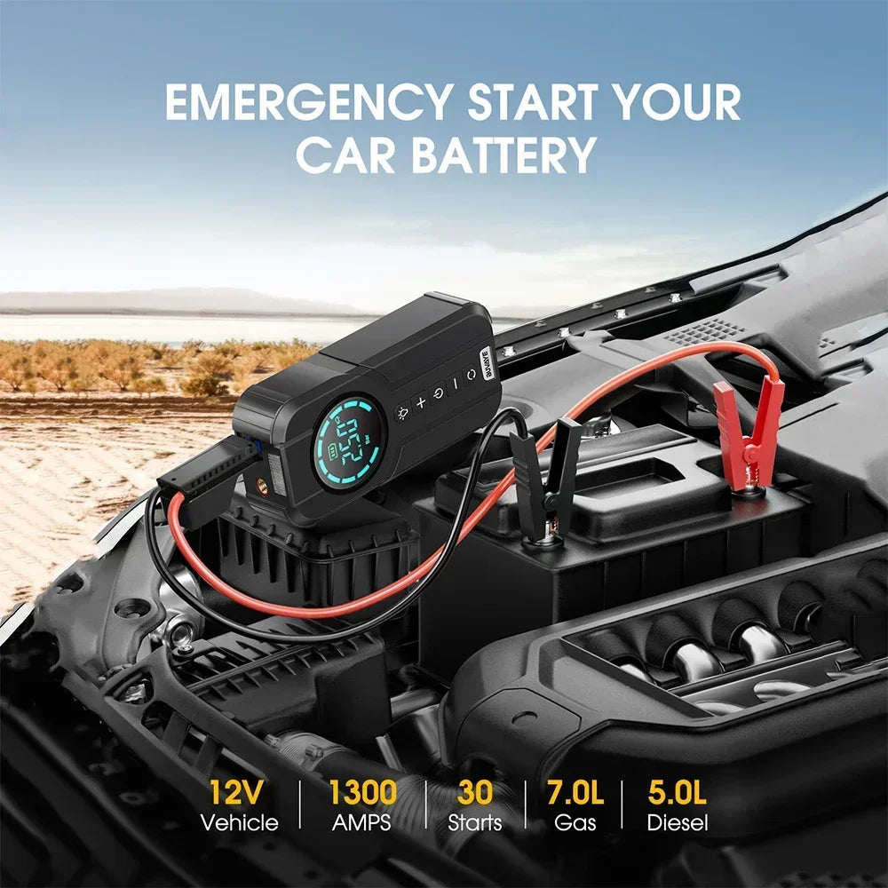 BoostMate 2.0 - Car Jump Starter & Air Compressor
