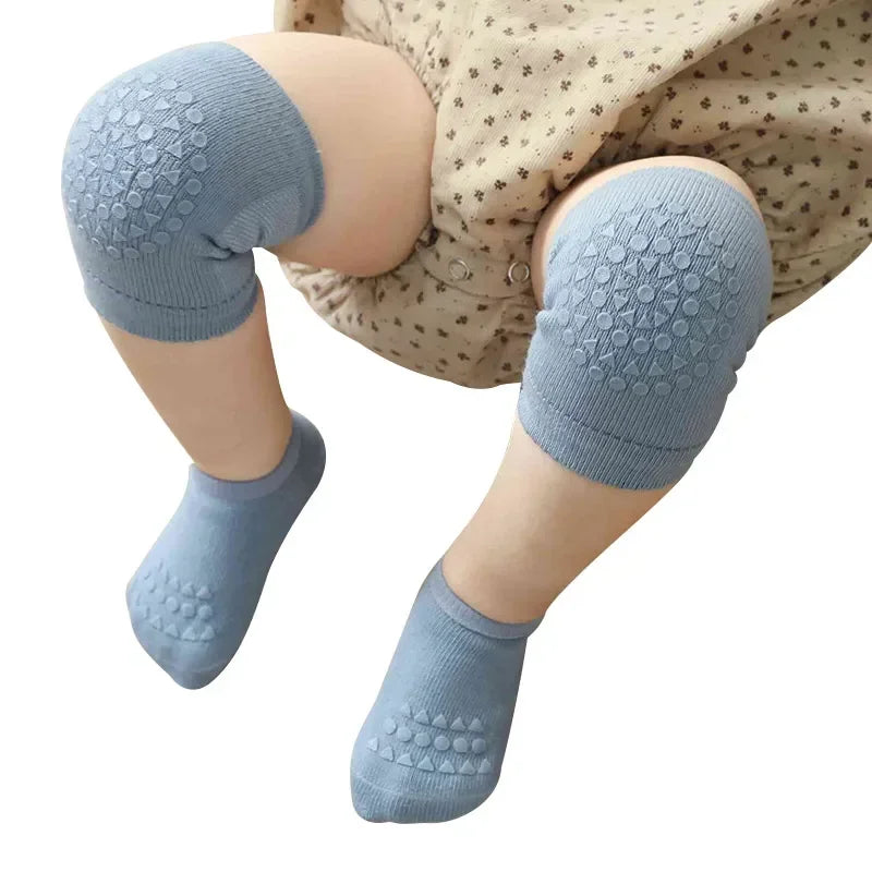 Wellichor™ Baby Knee Pad Socks – Non-Slip Crawling Set for Boys & Girls